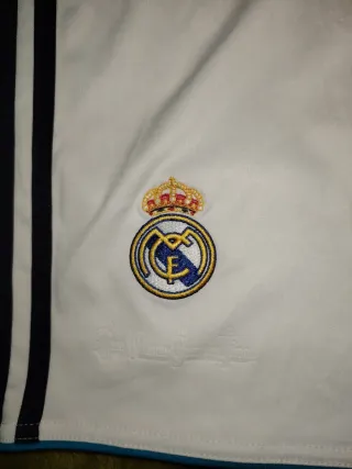 Pantalón Corto Real Madrid Adidas Blanco