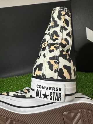Converse Talla 41 Estampado Leopardo
