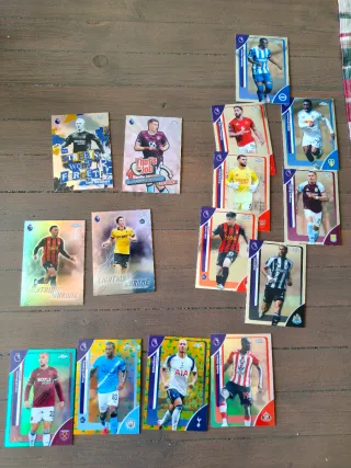 Cartas Topps Chrome Premier League