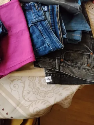 Lote 15 Pantalones Beige y Azul