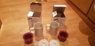 Sin estrenar. Dos tazas La Toja para infusiones