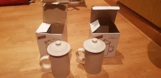 Sin estrenar. Dos tazas La Toja para infusiones