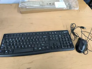 Teclado y Ratón Logitech Negro