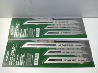 Pack 3 Hojas Sierra Sable Metal PARKSIDE