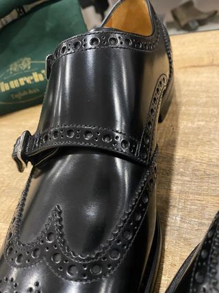 Double Monk Strap Brogue Shoes Church's...
