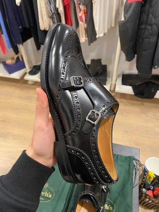 Double Monk Strap Brogue Shoes Church's...