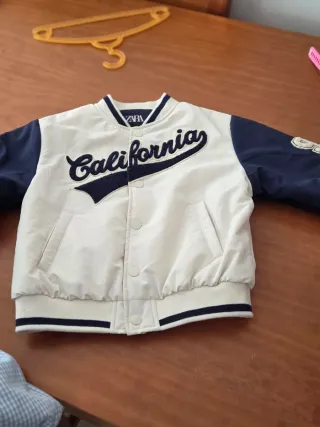 Chaqueta infantil bicolor