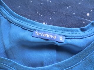 Terranova T-shirt con incrocio dietro e velo sotto