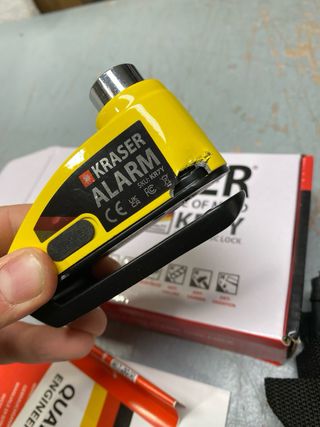 KRASER KR7Y Cadeado de Disco Alarme