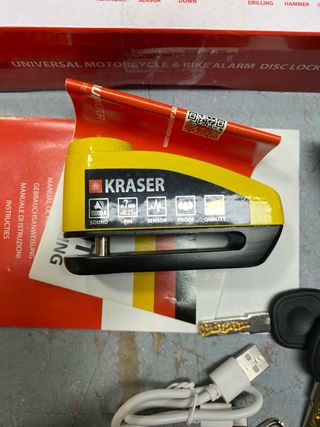 KRASER KR7Y Cadeado de Disco Alarme