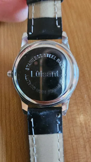 Reloj Luisant Mujer Negro/Plateado