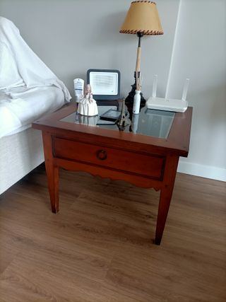 Conjunto de muebles de salón en madera