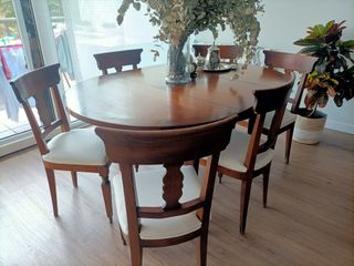 Conjunto de muebles de salón en madera