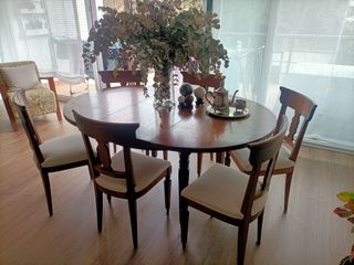 Conjunto de muebles de salón en madera