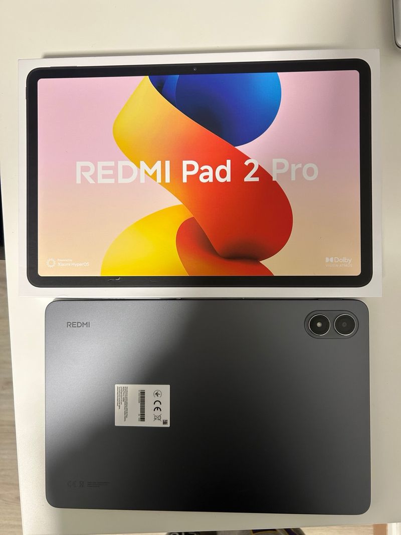 Redmi Pad 2 Pro + funda rosa + bolígrafo + cable