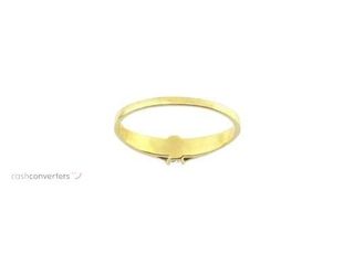 anillo oro 18k con piedra con circonita t. 28 (21,65 mm)