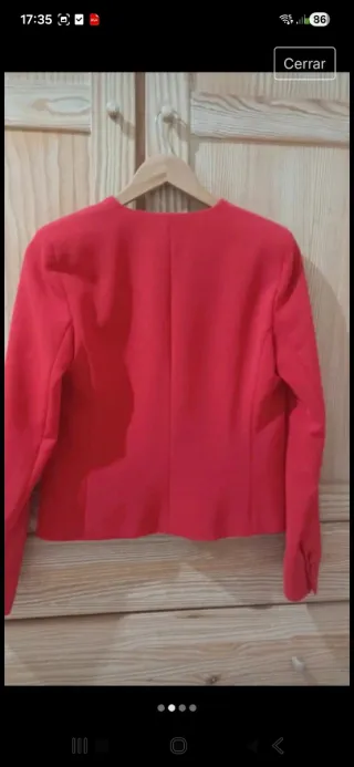 Chaqueta Mango Roja Talla XS