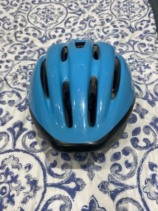 Casco de Bicicleta Azul y Negro