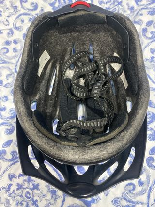 Casco de Bicicleta Azul y Negro