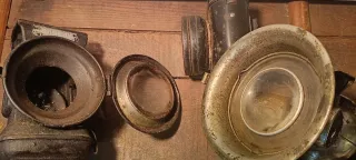 Lote 3 Faros Antiguos Bicicleta