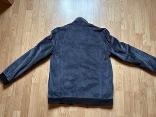 Chaqueta Pana Zara Biker Gris