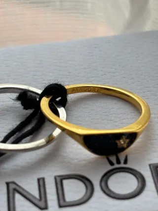 Anillos Pandora Sellos Esmaltados