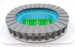 Stadio Diego Armando Maradona Napoli Serie A 3D