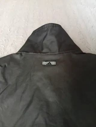 Vintage Adidas Y2K Windbreaker - Grey & Orange - M