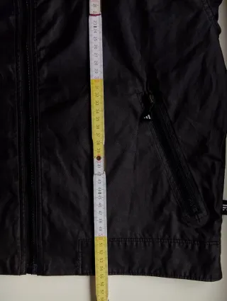 Vintage Adidas Y2K Windbreaker - Grey & Orange - M