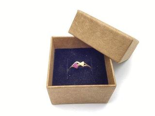 anillo oro 18k con piedra con circonita t. 19 (18,79 mm)