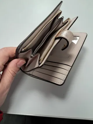 Cartera Kate Spade dorada/plateada