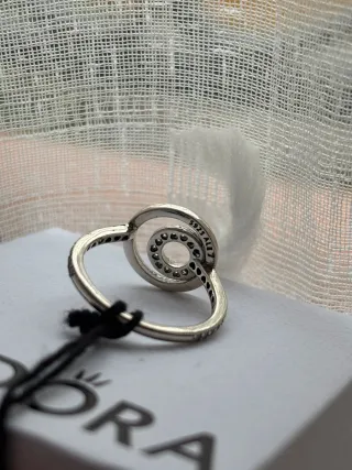 Anillo Pandora Círculos y Logo