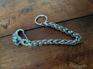 Portachiavi con indian skull