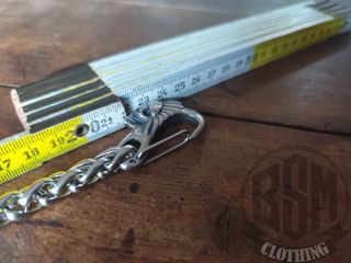 Portachiavi con indian skull