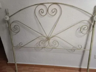 Cabecero forja 135cm beige