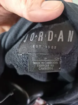 Felpa Jordan nera con stampa Michael Jordan