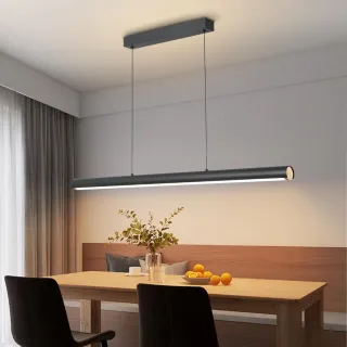 Lámpara Colgante LED Negra 80cm