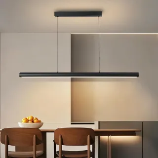 Lámpara Colgante LED Negra 80cm