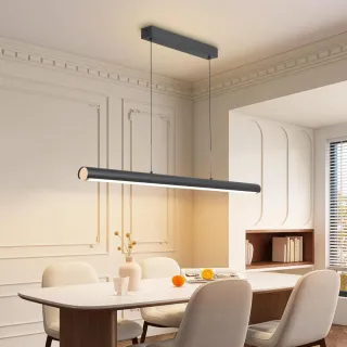 Lámpara Colgante LED Negra 80cm