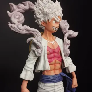 Figura Resina Luffy 30cm Pintada Mano