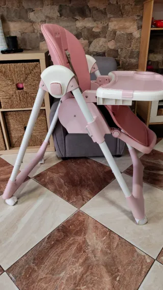 Trona bebé rosa SEJOY