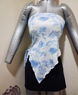 Top Shein Talla XS Estampado Floral