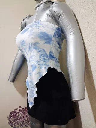 Top Shein Talla XS Estampado Floral