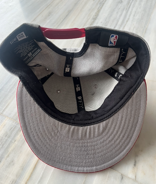 Gorra NBA Miami Heat original gris y roja