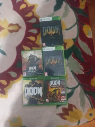 🇪🇦Pack 6 Juegos DOOM Xbox 360 y One
