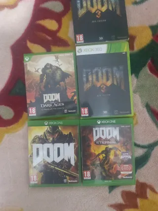 🇪🇦Pack 6 Juegos DOOM Xbox 360 y One