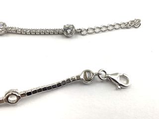 pulsera plata 925mm con piedra con circonita