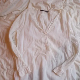 Camisa Zara Blanca