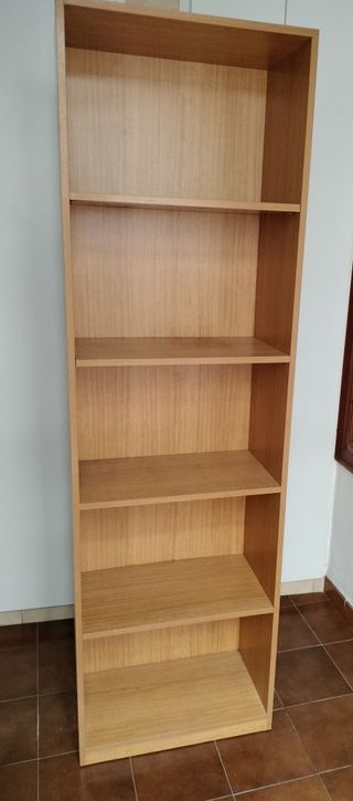 Estantería de madera 5 baldas