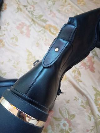 Stivali alti neri con dettaglio oro - 39 KAZAR